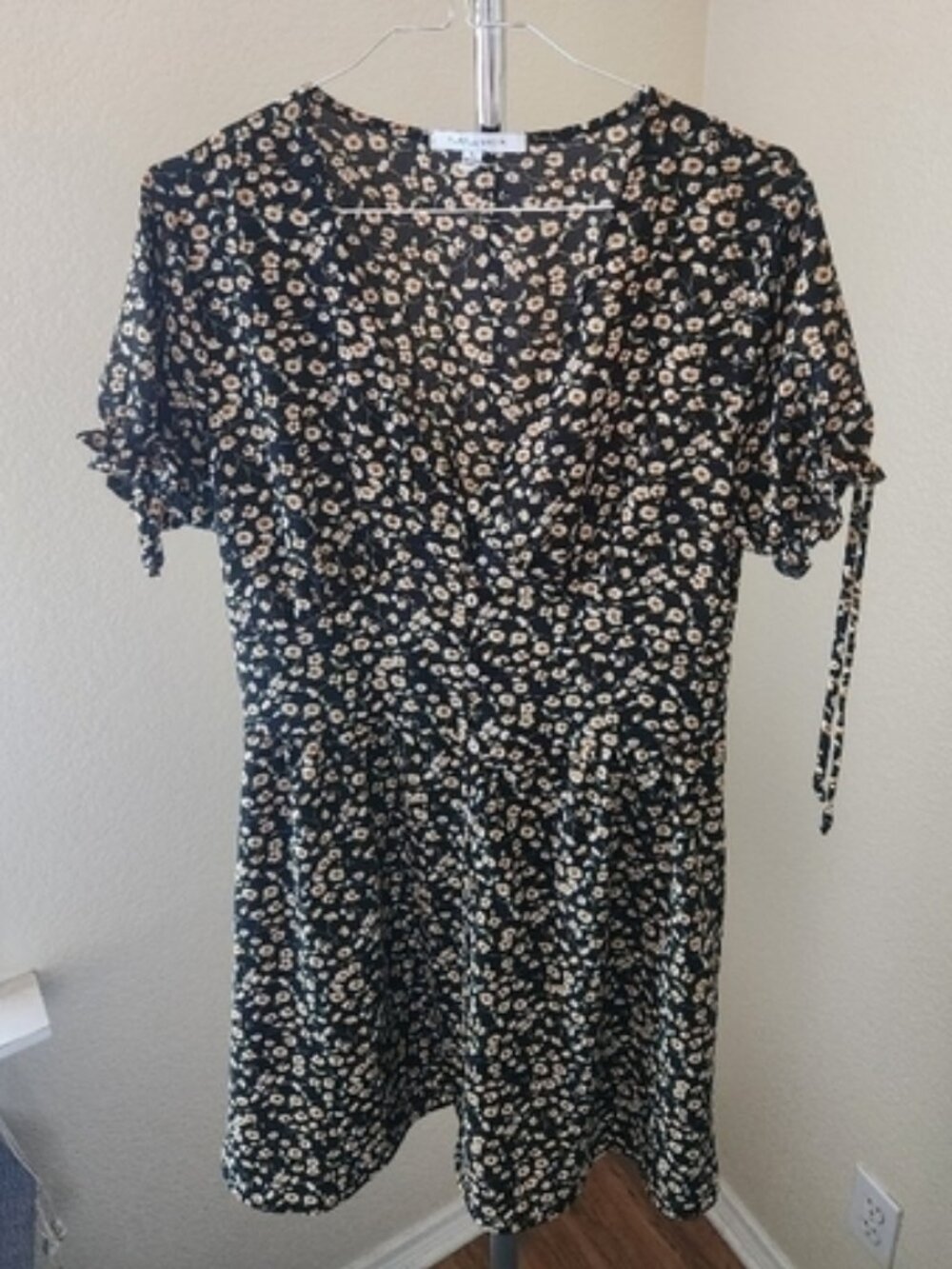 Purple Snow Pullover Short Sleeve Dress